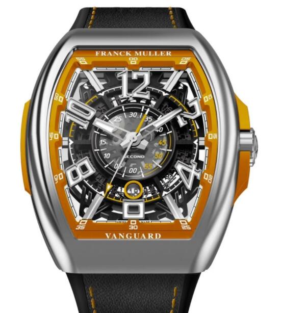 Franck Muller Vanguard Racing Skeleton Replica Watch V 45 SC DT SQT RCG (OR) AC